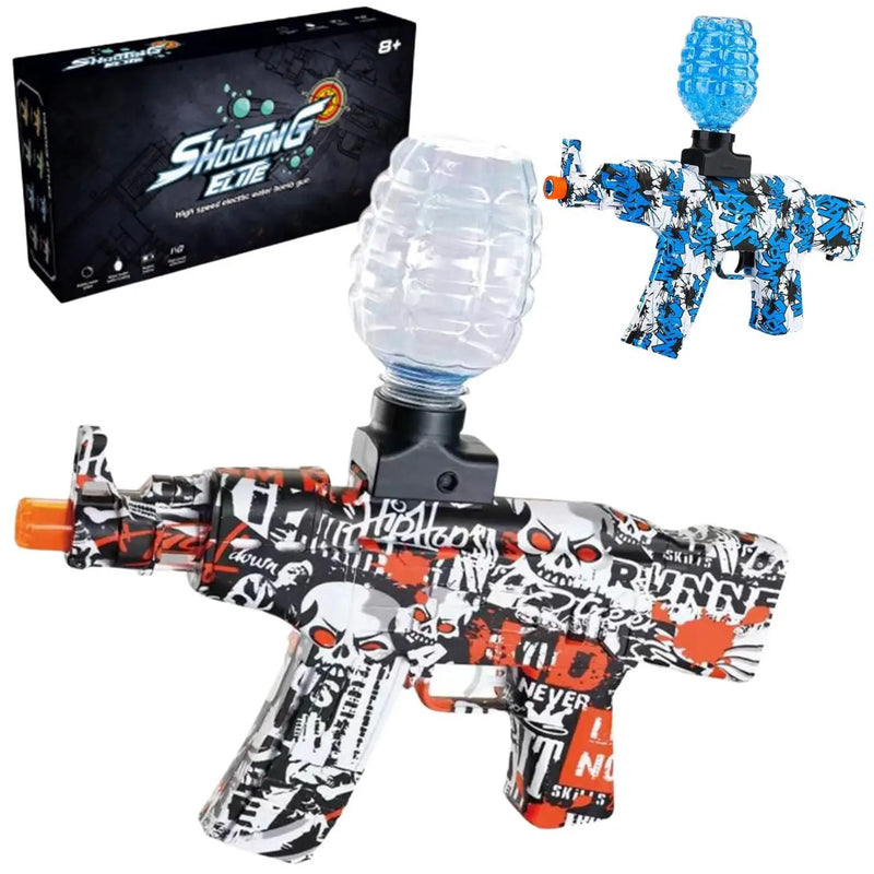 Arma Brinquedo Lançador de Bolinha De Gel Ak47 Elétrica Automática Arminha