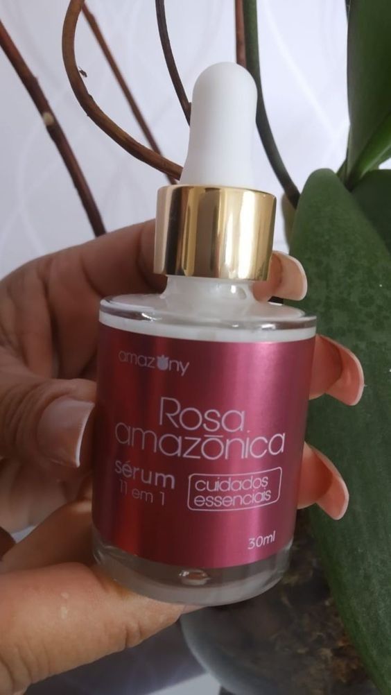 Rosa Mosqueta  Amazônica Sérum – Combate Rugas, Manchas e Irritações na Pele    FRETE GRÁTIS